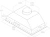 Elica ERA-STD-80 74cm Wide Canopy Hood Grey