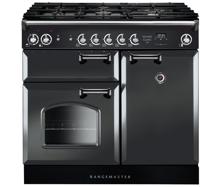Rangemaster INC100DFFSL 122740 Infusion Classic 100 DF (Chrome Trim) ** FEW ONLY ** Dual Fuel Range Cooker Slate