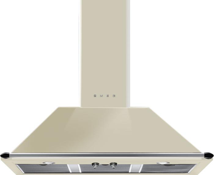 Smeg KT100PE 100cm Victoria Chimney Hood Cream