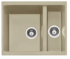 Caple Lee151DS Leesti 151 1.5 Granite (Inset or undermount) Undermount Sink Desert Sand