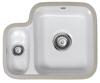 1810 ETRODUO 343/136UC /091-WH (CERAMIC 1.5 BOWL) Undermount Sink White