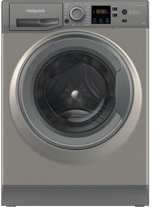 Hotpoint NSWF7469GGUK 7kg - 1400rpm Freestanding Washing Machine Graphite