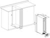 Amica AWC150SS Freestanding slimline Wine Cooler Stainless steel