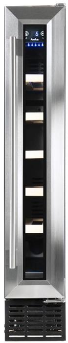 Amica AWC150SS Freestanding slimline Wine Cooler Stainless steel