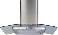 CDA ECP72SS Curved glass Hood Stainless steel