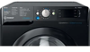 Indesit BWE81496XKVUK Push&Go with Steam 8kg - 1400RPM Freestanding Washing Machine Black