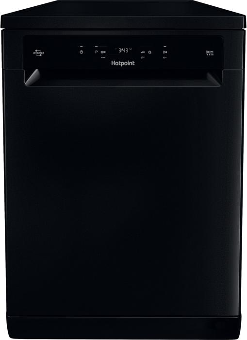 Hotpoint HFC3C26WCBUK  10 Place Settings Freestanding Dishwasher Black
