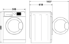 Indesit MTWC91295WUKN 9kg 1200rpm Freestanding Washing Machine White