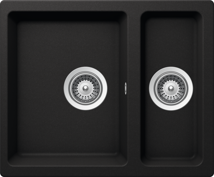 Schock Quadro N-150Y /4061 Undermount Sink Nero