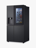 LG GSXE90EVAD 628 Litres Ice & Plumbed Water American Style Fridge Freezer Black