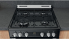 Hotpoint HDM67G0C2CB Double Oven Freestanding Dual Fuel Cooker Black