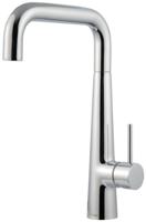 Clearwater Porrima PO4CP Monoblock sink mixer u spout Tap Chrome