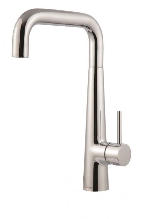 Clearwater PO4CP Monoblock sink mixer u spout Tap Chrome