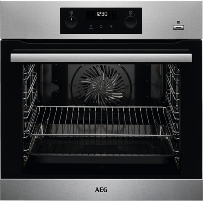 AEG BPS355020M STEAMBAKE Multifunction Built-in Single Electric Oven Stainless steel