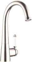 Clearwater EQ7BN Equinox Single Lever Sink Mixer Tap Brushed Nickel