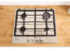 Indesit THP641WIXI 4 Burner 60cm Gas Hob Inox