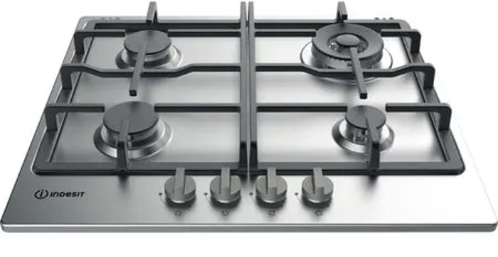Indesit THP641WIXI 4 Burner 60cm Gas Hob Inox