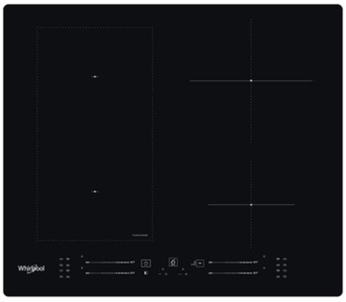 Whirlpool WLS7960NE  4 Zones 60cm Induction Hob Black