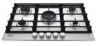 Whirlpool GMWL758IXL 75cm 5 Burner Gas Hob Stainless steel
