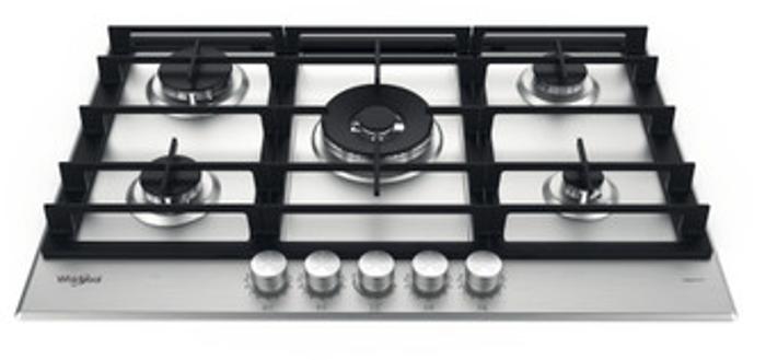 Whirlpool GMWL758IXL 75cm 5 Burner Gas Hob Stainless steel