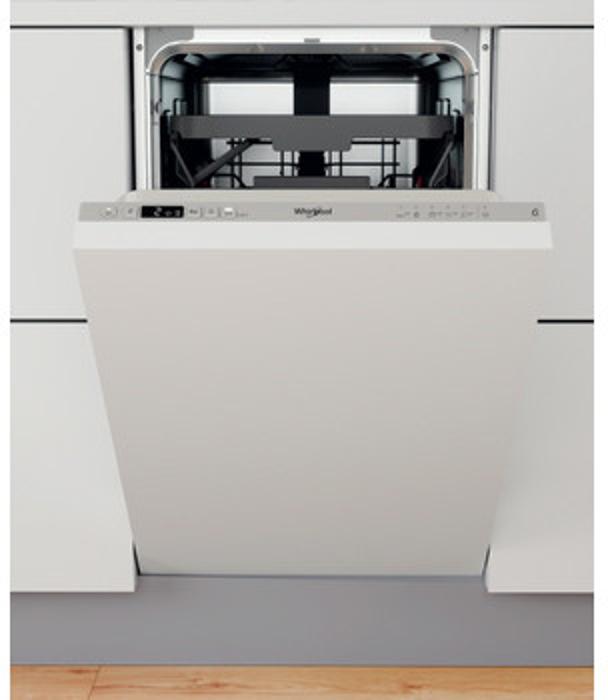 Whirlpool WSIC3M27CUKN Slimline 10 Place settings Integrated Dishwasher Silver