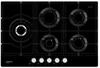 Statesman GH75GB 75cm 5-Zone Gas On Glass Gas Hob Black