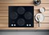 Hotpoint HGS61SBK 60cm Gas on Glass 4 Burners Gas Hob Black