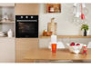 Indesit IFW6330BLUK Aria Built-in Single Electric Oven Black