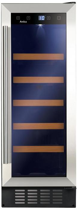 Amica AWC301SS 30cm UnderCounter 20 Bottle Wine Cooler Stainless steel