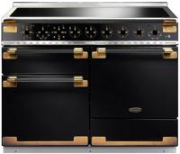 Rangemaster ELS110EIGB/BE Elise Luxe 110 Induction 136270 Black with Black / Antique Brass trim Induction Range Cooker 