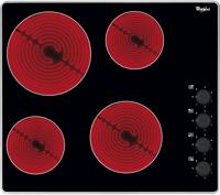 Whirlpool AKM609IX  4 Zones 60cm Ceramic Hob Black