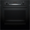 Bosch HQA534BB3B Series 4 Built-in with added steam 71 Litres Built-in Single Electric Oven Black