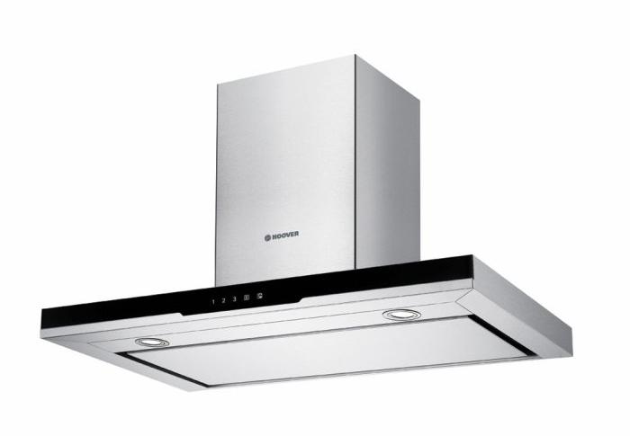 Hoover HDSV985B 90cm TShaped Hood Black / Stainless Steel