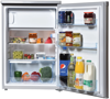 Statesman R155S 55cm Undercounter  with 4* Ice Box Freestanding Fridge Silver