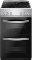 Amica AFC502SS 50cm Ceramic Freestanding Electric Cooker Stainless steel