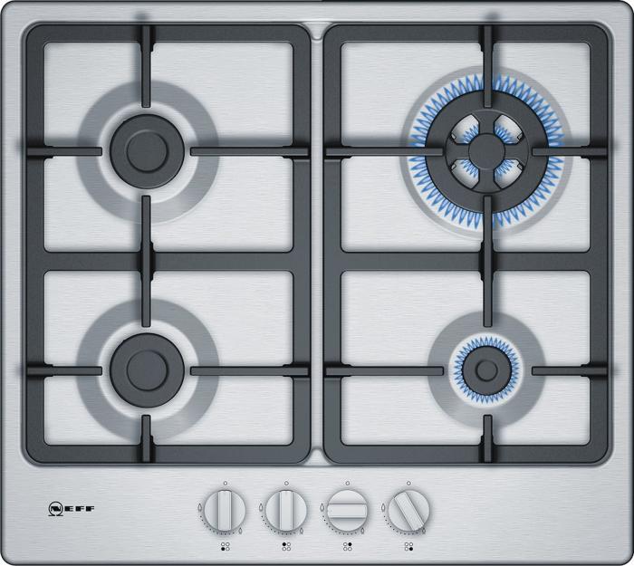 NEFF T26BB59N0 N 50 Gas hob 60cm Gas Hob Stainless steel