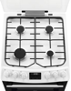 AEG CGX1130ACW 55cm Lidded Double Oven Freestanding Gas Cooker White