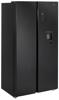 Teknix TSBSW911772B Frost Free 562-Litres Non-Plumbed Water Dispenser American Style Fridge Freezer Black