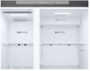 LG GSLC40PYPE 641L NatureFRESH Frost Free Plumbed Water and Ice Dispenser American Style Fridge Freezer Platinum Silver