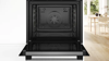 Bosch HQA574BS3B Series 4 60 x 60cm  with added steam function Built-in Single Electric Oven Stainless steel