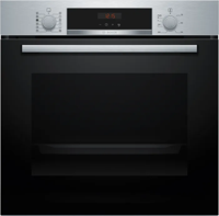 Bosch HQA574BS3B Series 4 60 x 60cm  with added steam function Built-in Single Electric Oven Stainless steel
