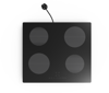 CATA UBECOIND60 60cm 4 Zone *Plug in and go* or hardwired Induction Hob Black