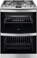 AEG CGB6131ACM with Double Oven Freestanding Gas Cooker Stainless steel