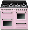 Smeg R4110RO 110cm Victoria Dual Fuel Range Cooker Dual Fuel Range Cooker Pink