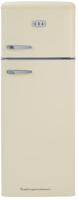 CDA Betty Retro 55cm Top Mount 206 Litres Freestanding Fridge-Freezer Barley
