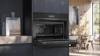 Siemens CM724G1B1B iQ700  compact oven with microwave 45 Litres  900W Built-in Microwave Black