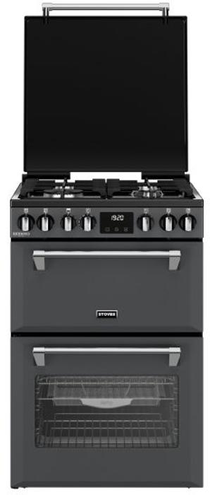 Stoves 444411843 Richmond Deluxe 60DF Mini Range Freestanding Dual Fuel Cooker Anthracite