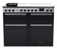 Rangemaster EDDLB110EIGBLK/CM1 15834 Edge Deluxe 110cm Induction Range Cooker Black Glass