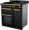 Rangemaster ESDL90EIPGBL/AB1 18053 90cm Estel DLX 90 EI Induction Range Cooker Black