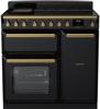 Rangemaster ESDL90EIPGBL/AB1 18053 90cm Estel DLX 90 EI Induction Range Cooker Black